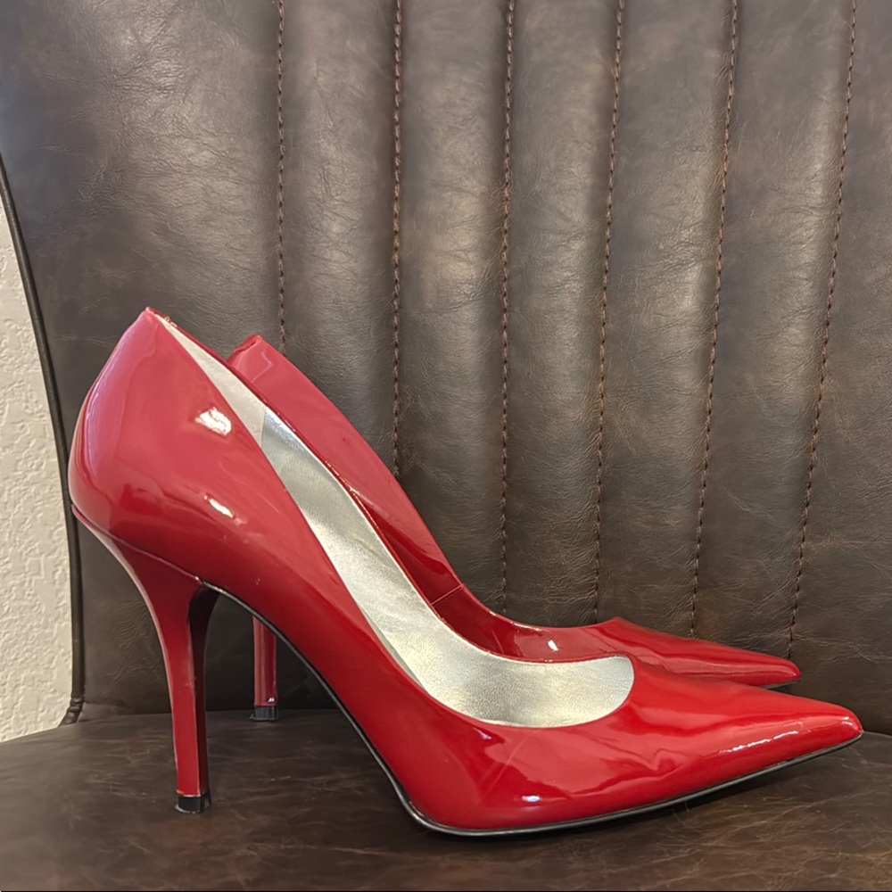 Elegant Red Stiletto Heels